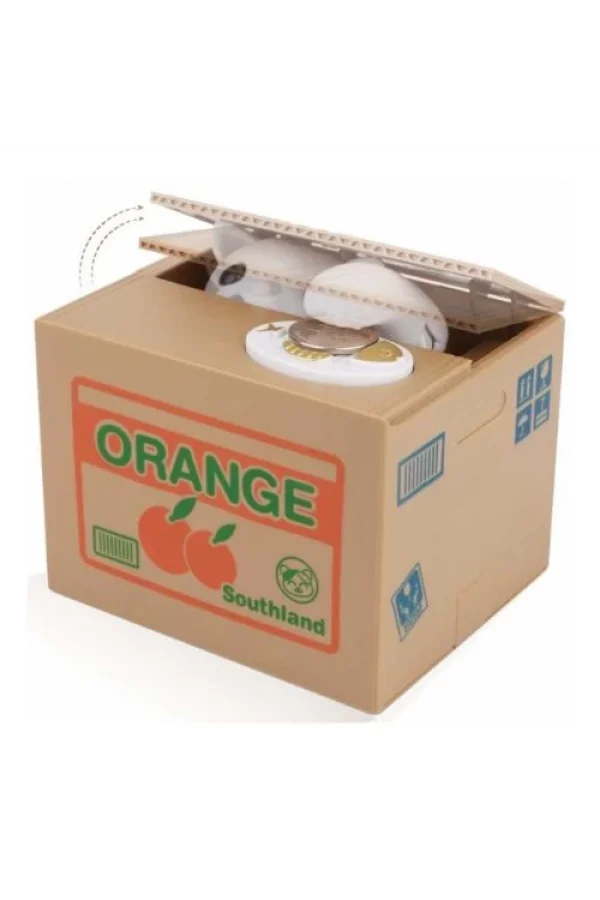 Hareketli Para Çalan Kedi Kumbara