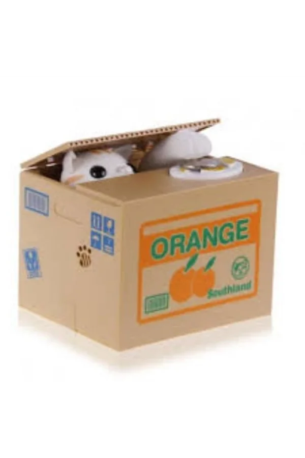 Hareketli Para Çalan Kedi Kumbara