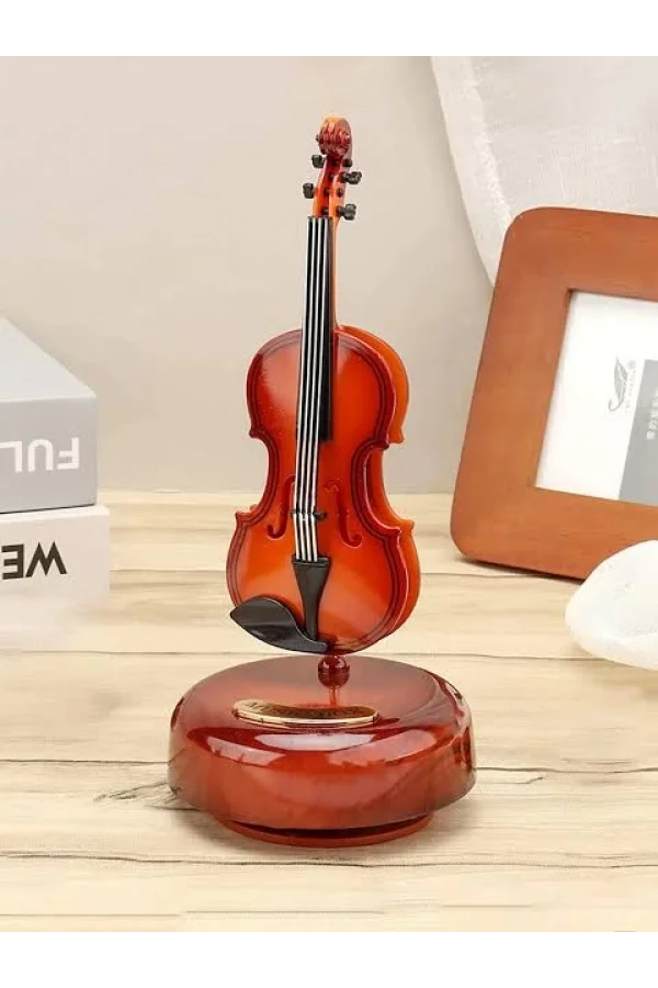 Hareketli Violin Müzik Kutusu