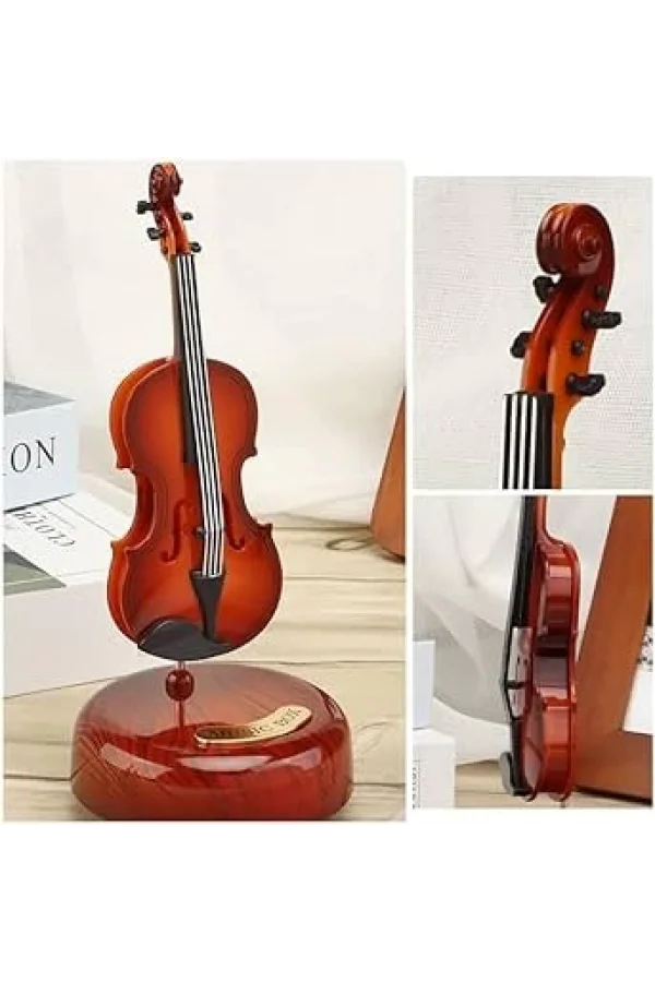 Hareketli Violin Müzik Kutusu