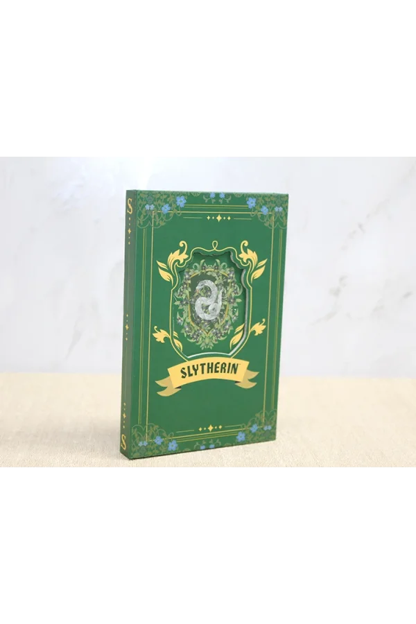 Harry Potter Slytherin Deri Defter