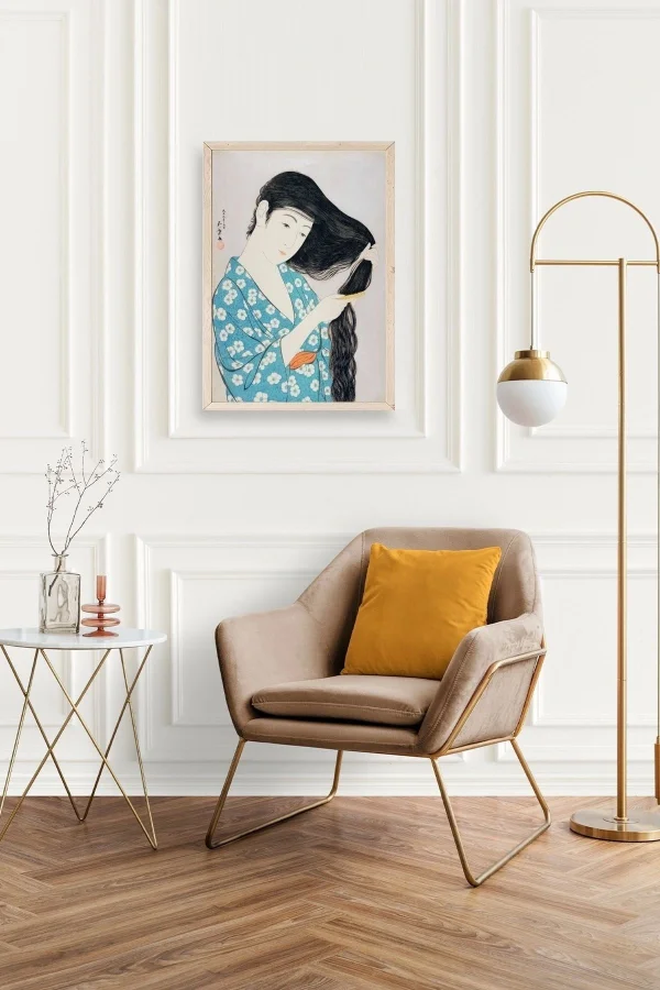 Hashiguchi Goyo Ahşap Çerçeveli Tablo