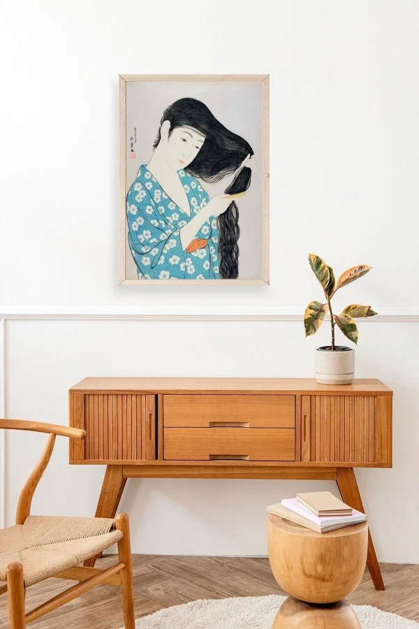 Hashiguchi Goyo Ahşap Çerçeveli Tablo