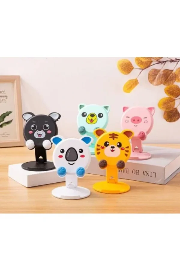 Hayvan Figürlü Masaüstü Telefon Standı 5 Model