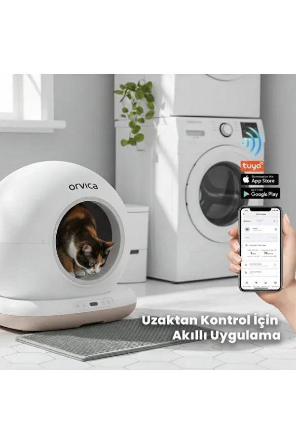 HD Kameralı Akıllı Kedi Tuvaleti