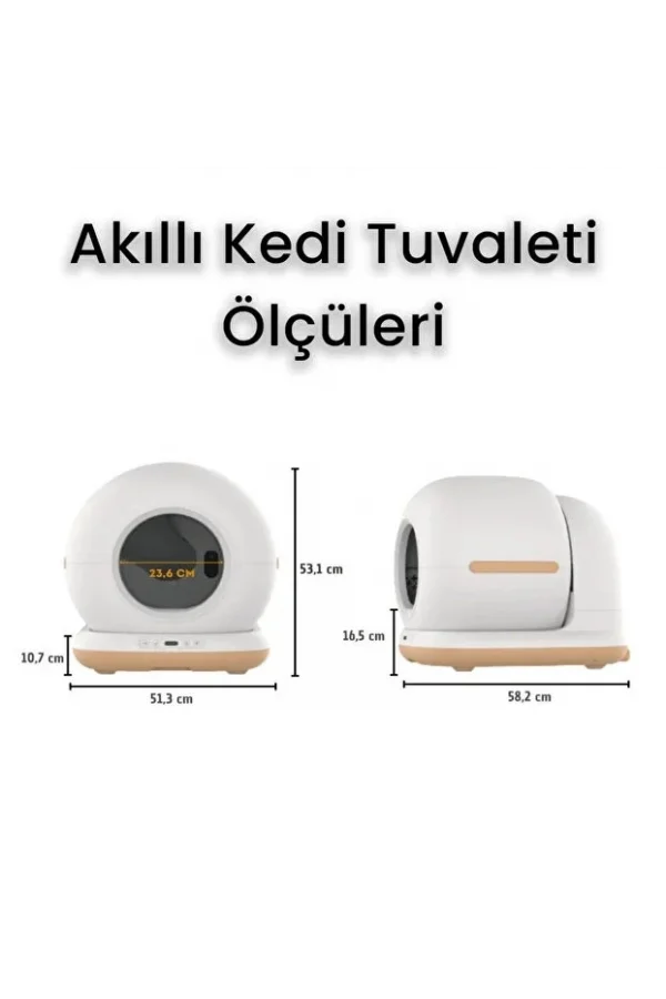 HD Kameralı Akıllı Kedi Tuvaleti
