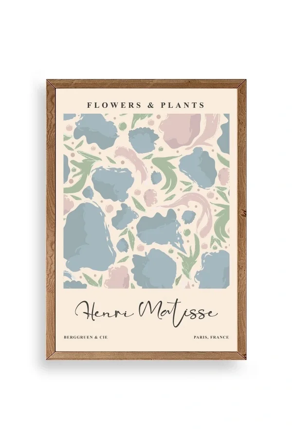 Henri Matisse Ahşap Çerçeveli Tablo