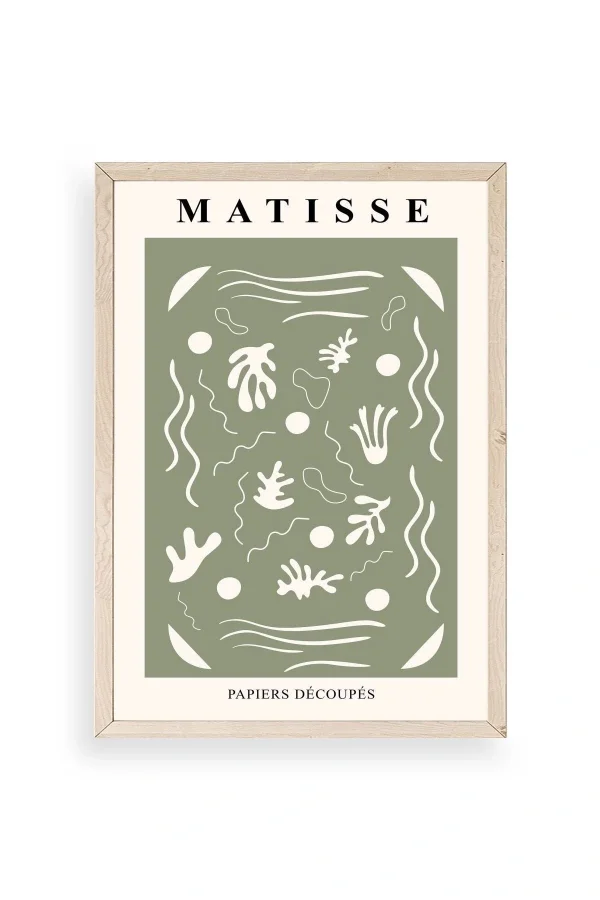 Henri Matisse Ahşap Çerçeveli Tablo