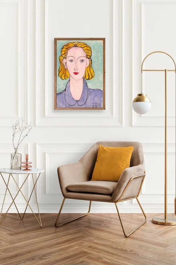 Henri Matisse Ahşap Çerçeveli Tablo