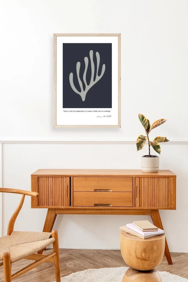 Henri Matisse Ahşap Çerçeveli Tablo