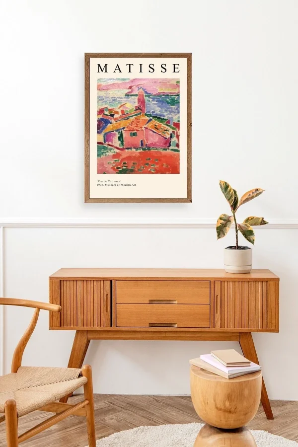 Henri Matisse Ahşap Çerçeveli Tablo