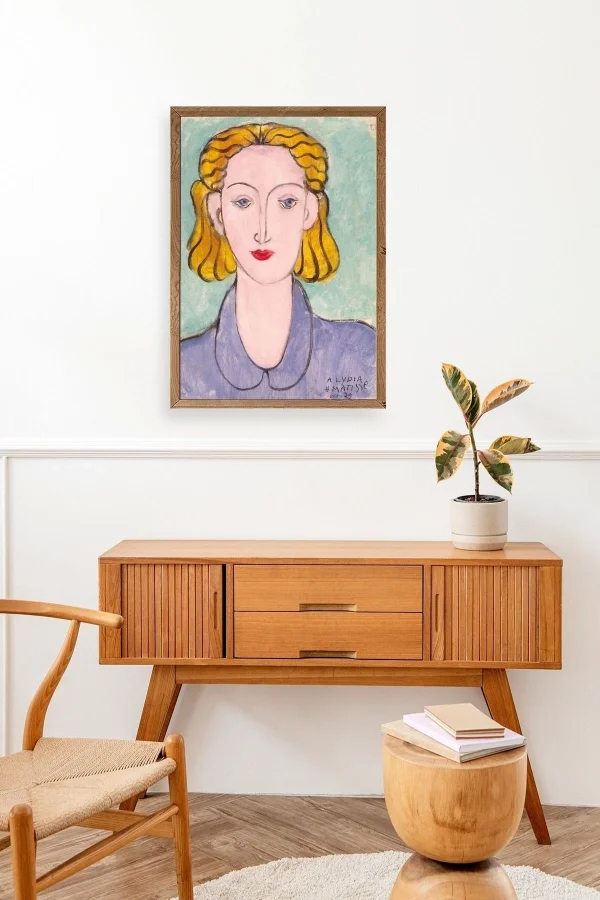 Henri Matisse Ahşap Çerçeveli Tablo