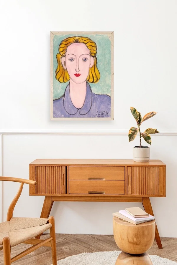 Henri Matisse Ahşap Çerçeveli Tablo