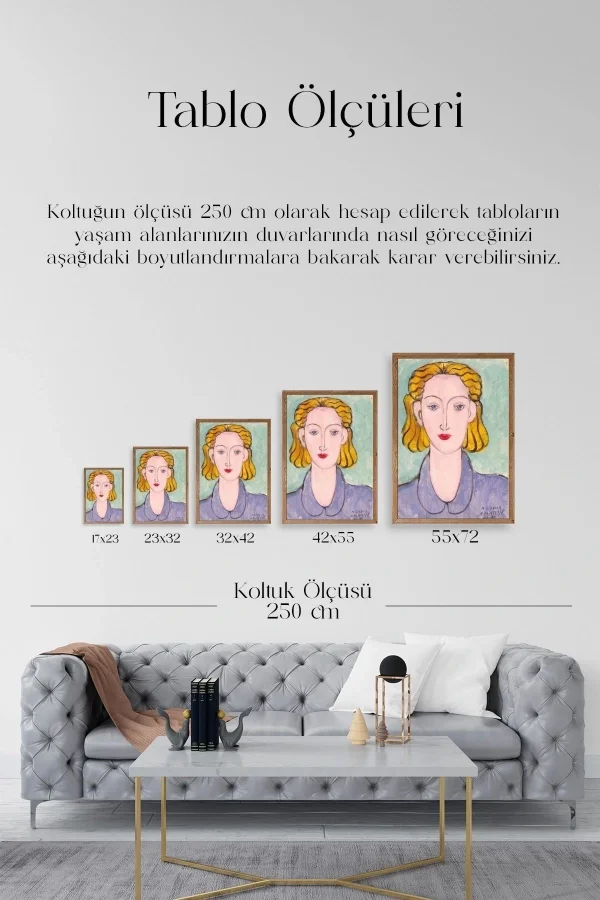 Henri Matisse Ahşap Çerçeveli Tablo