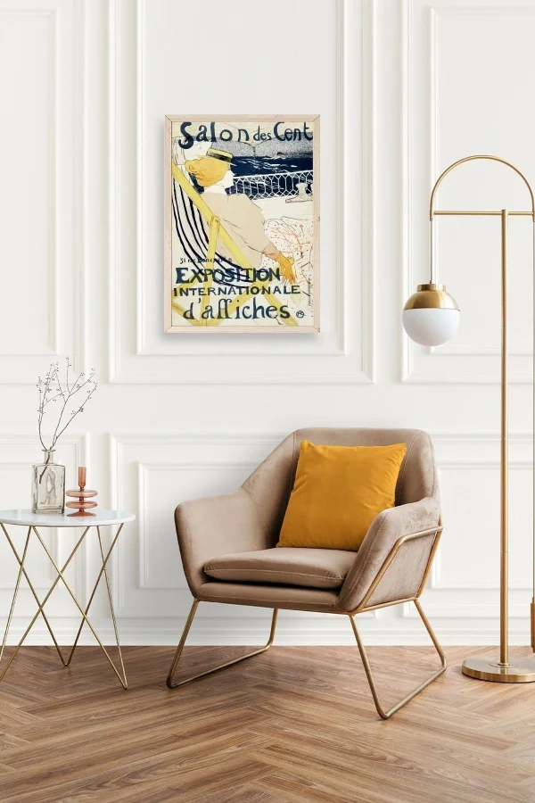 Henri Toulouse-Lautrec Ahşap Çerçeveli Tablo