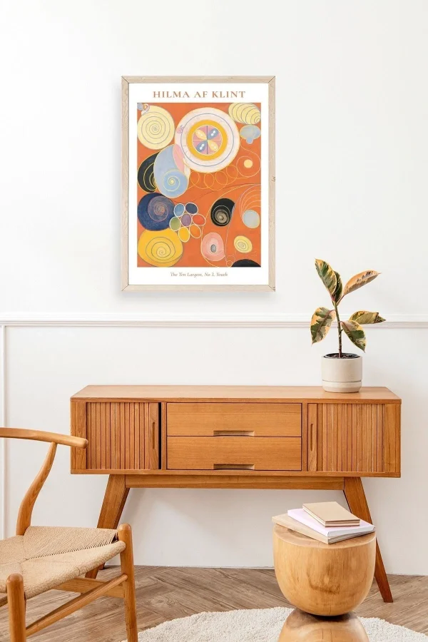 Hilma Af Klint Ahşap Çerçeveli Tablo