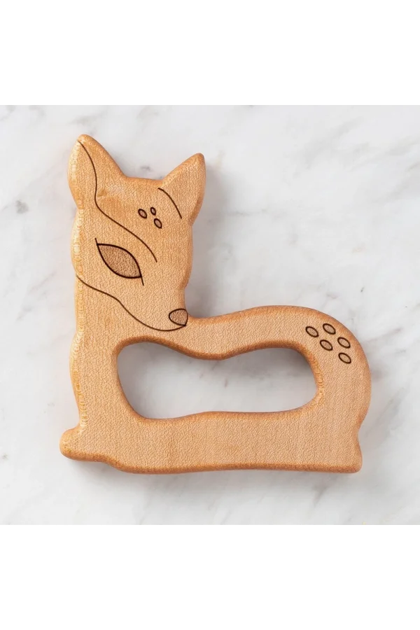 Hobi Baby Ceylan Figürlü Organik Ahşap Diş Kaşıyıc