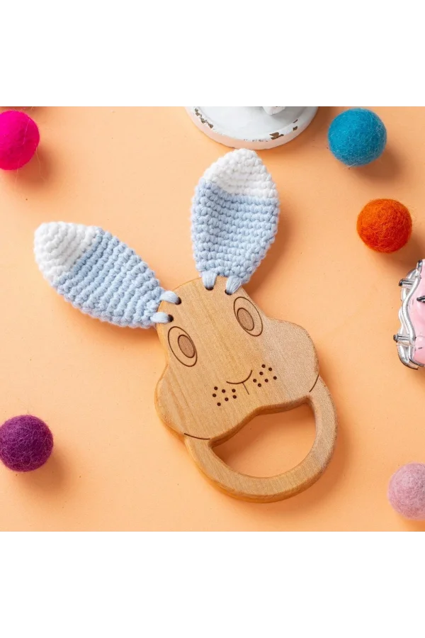 Hobi Baby Ceylan Figürlü Organik Ahşap Diş Kaşıyıc