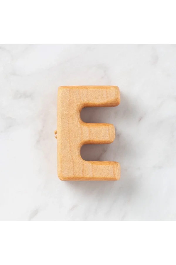 Hobi Baby Organik Ahşap Harf - E