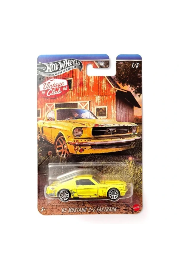 Hot Wheels Vintage Silver Series Arabalar - 65 Mustang 2+2 Fastback