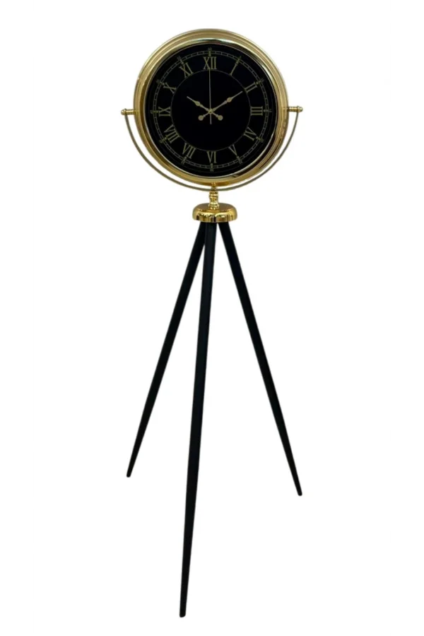 İhtişam Gold Tripod Ayaklı Saat