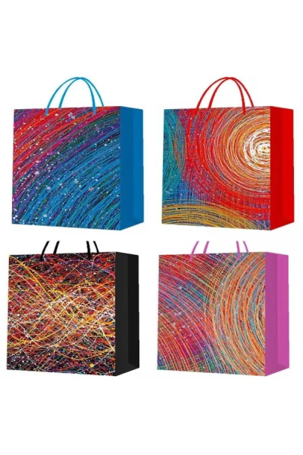 İpli Karton Çanta Büyük Boy