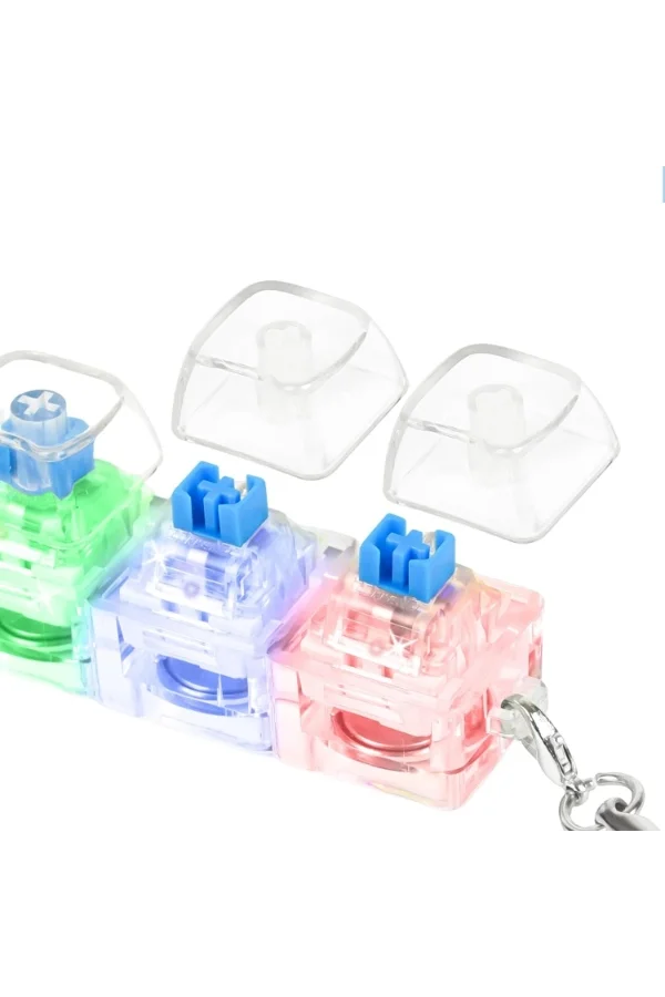 Işıklı Klavye Tuşu Switch Anahtarlık