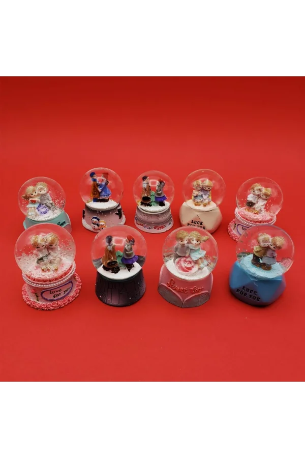 Işıklı Mini Kar Küreleri