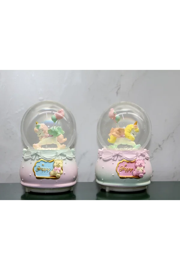 Işıklı Müzikli Kar Küresi Orta Boy