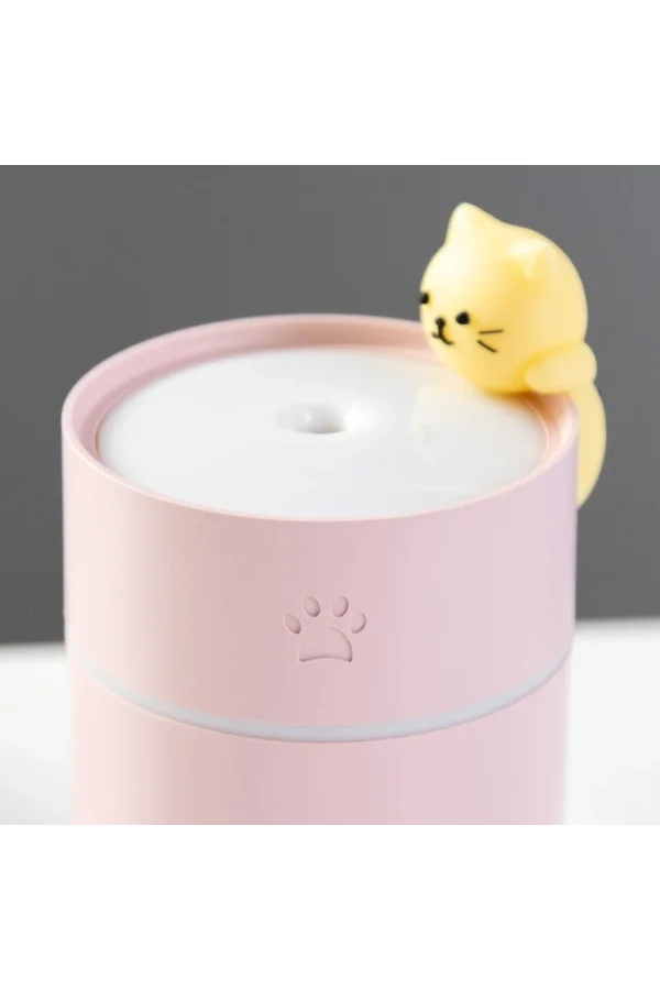 Isınan Kedi Mini USB Sessiz Hava Nemlendiricisi