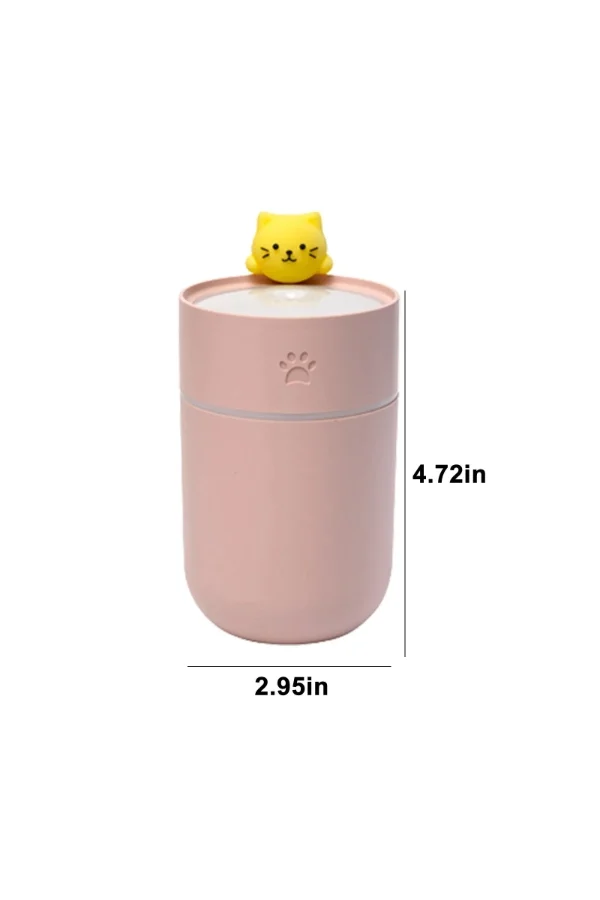 Isınan Kedi Mini USB Sessiz Hava Nemlendiricisi