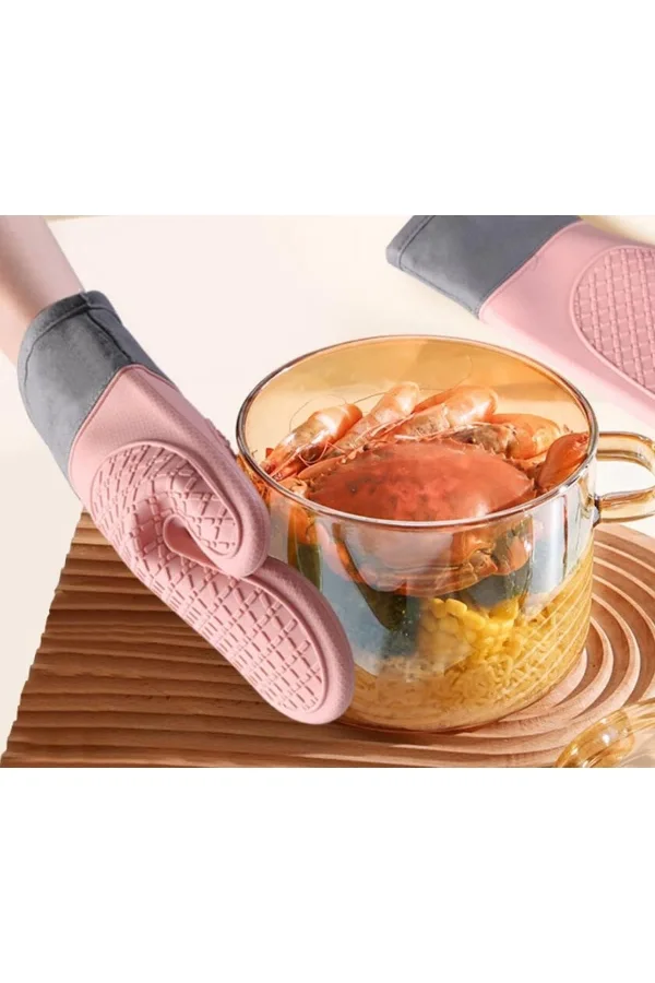 Isıya Dayanıklı Silikon Fırın Eldiveni