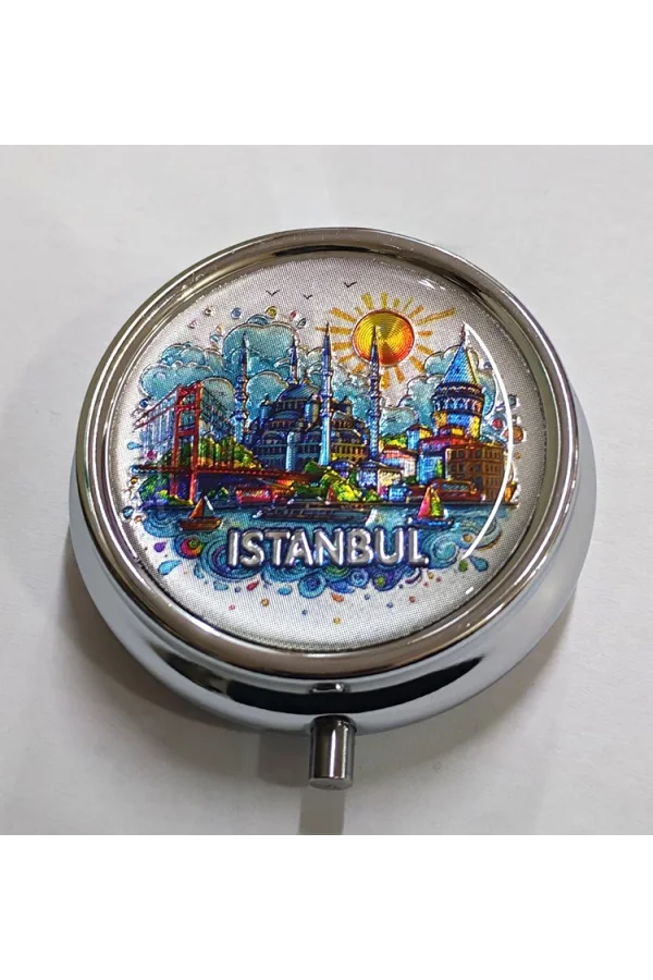 İstanbul Temalı İlaç Kutusu - Model 2