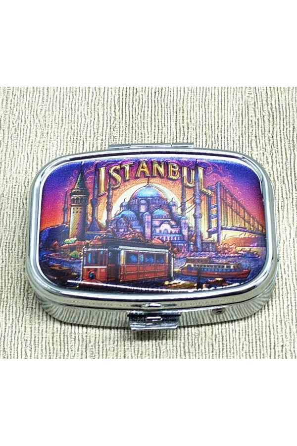İstanbul Temalı İlaç Kutusu - Model 8
