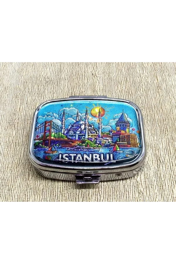 İstanbul Temalı İlaç Kutusu - Model 9