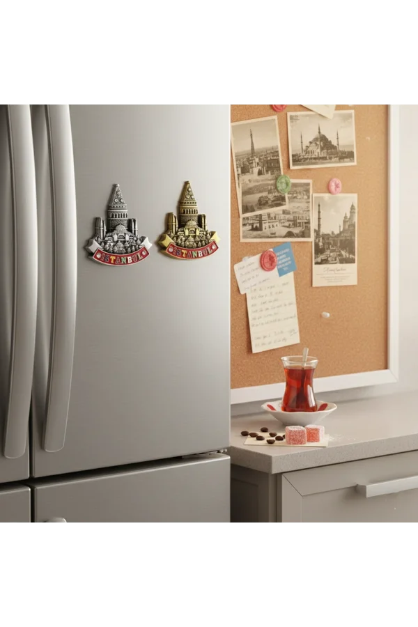 İstanbul Temalı Metal Magnet Model 1