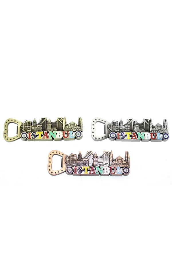 İstanbul Temalı Metal Magnet ve Açacak Model 3