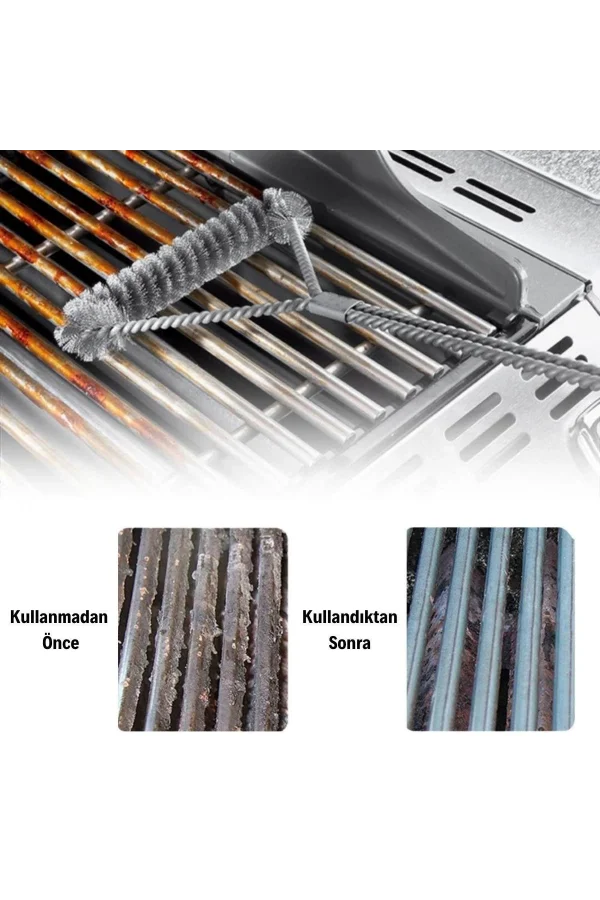 Izgara Tel Temizlik Fırçası