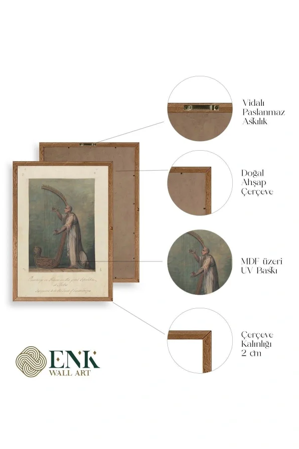 James Bruce Ahşap Çerçeveli Tablo