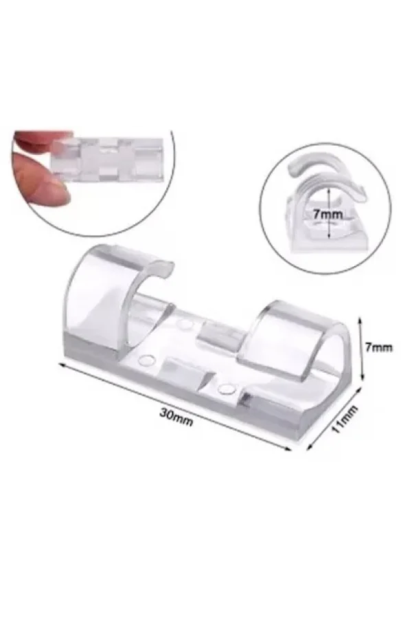 Kablo Sabitleyici Klips Seti 20 Adet