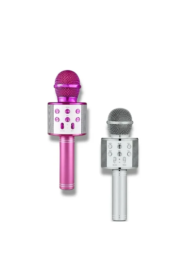 Kablosuz Hoparlörlü Bluetooth Karaoke Mikrofonu