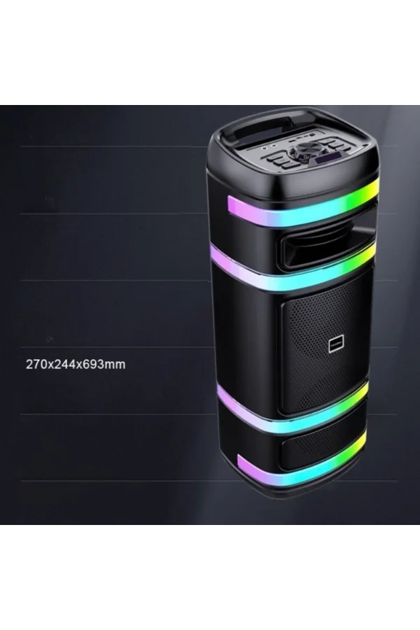 Kablosuz Mikrofonlu Hoparlör - Party Box Speaker