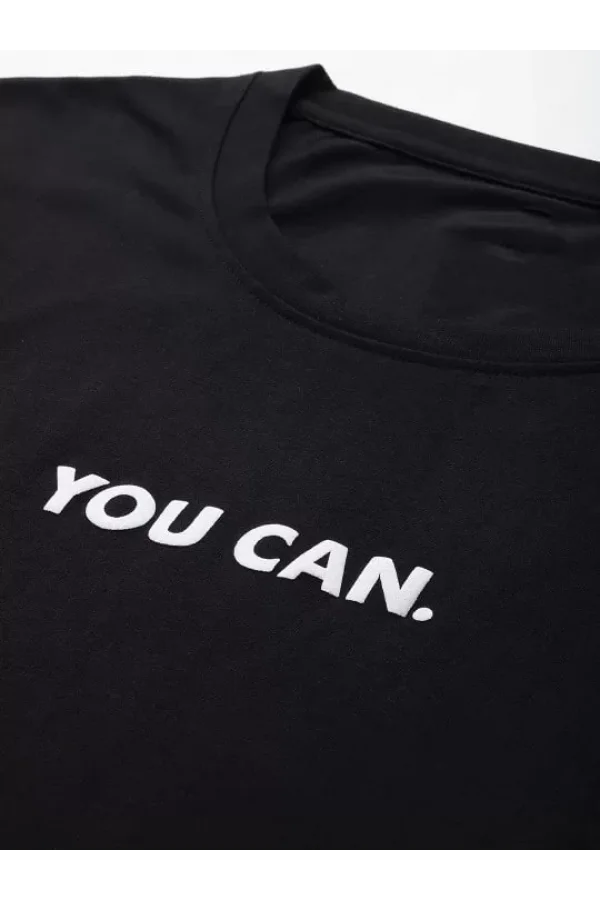 Kadın Baskılı Oversize T-shirt - Siyah