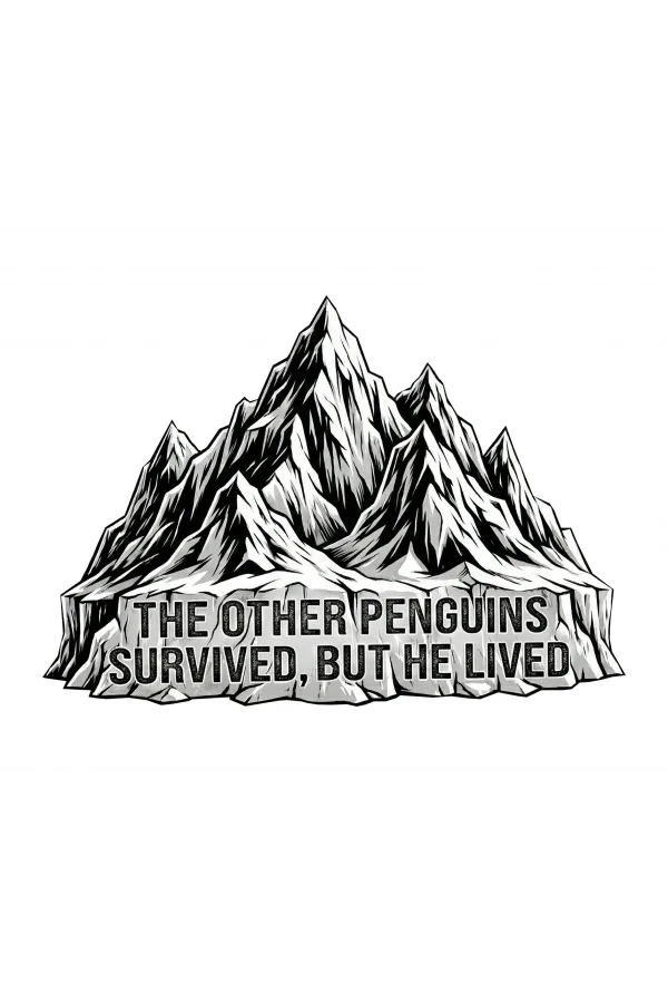 Kadın Nihilist Penguen Temalı Oversize Kapüşonlu Sweatshirt - Beyaz