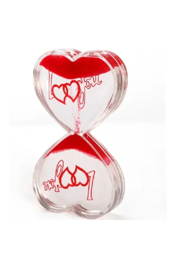 Kalp Şeklinde Jel Kum Saati