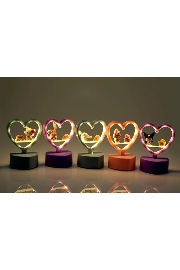 Kalpli Figürlü Masaüstü LED Lamba