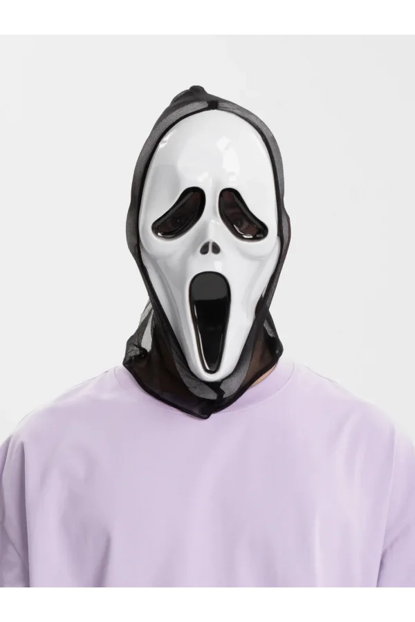 Kapşonlu Çığlık Maskesi Scream Maskesi 33x21 cm