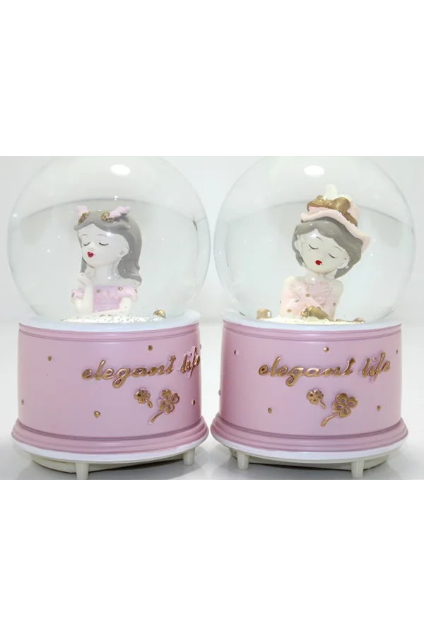 Kar Küresi Işıklı Müzikli 13 Cm No 2