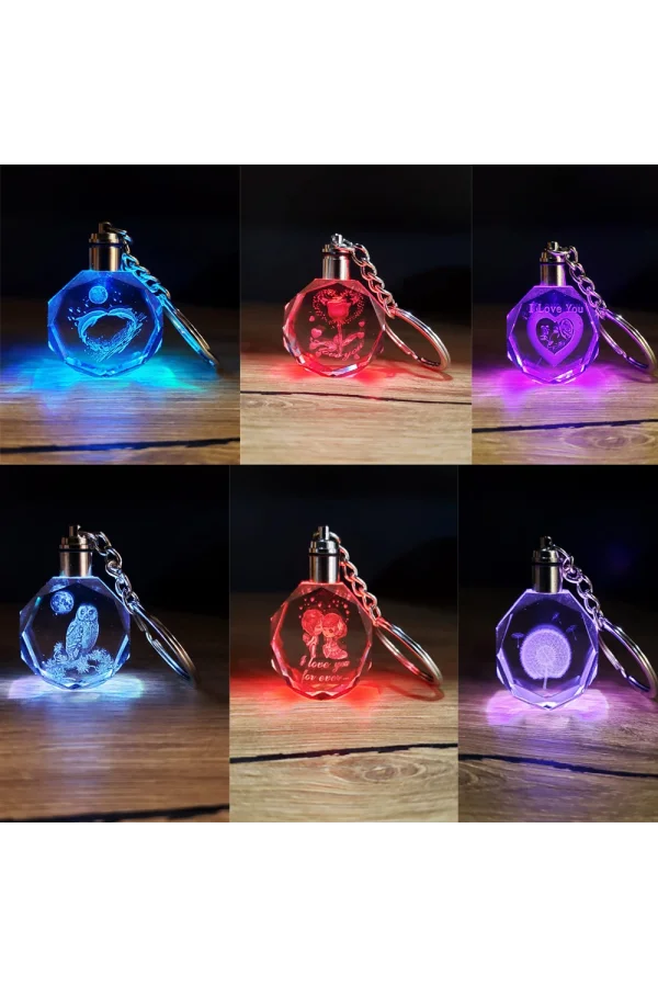 Karışık Modellerde Kristal Işıklı Anahtarlık