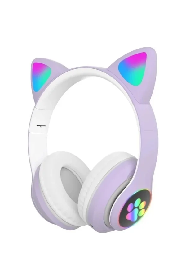 Kedi Figürlü Bluetooth Kulaklık